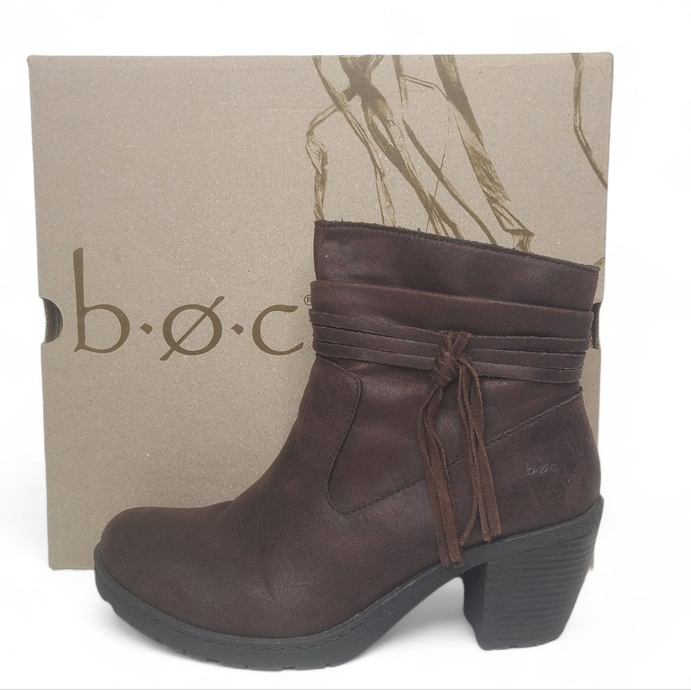 b.o.c. Alicudi Ankle Boots Brown Sz 10